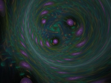 Hayali fraktal arkaplan resmi