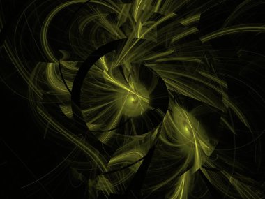 Hayali fraktal arkaplan resmi