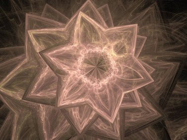 Hayali fraktal arkaplan resmi