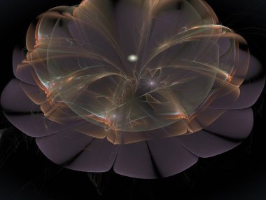 Imaginatory fractal background Image clipart