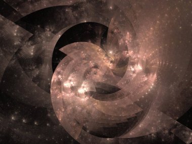 Hayali fraktal arkaplan resmi