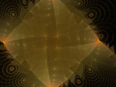 Hayali fraktal arkaplan resmi