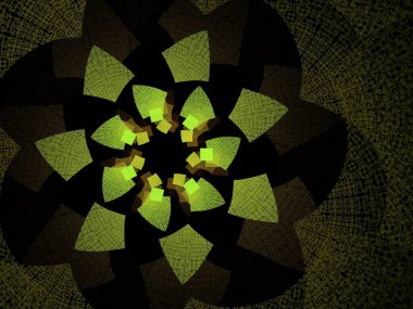 Hayali fraktal arkaplan resmi