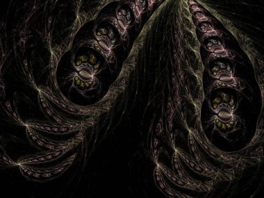 Hayali fraktal arkaplan resmi