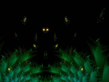 Hayali fraktal arkaplan resmi