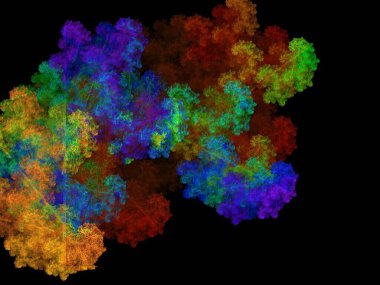 Hayali fraktal arkaplan resmi