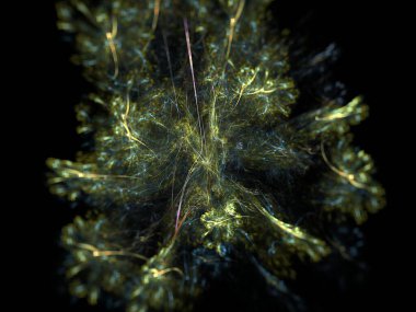 Hayali fraktal arkaplan resmi