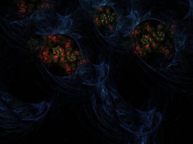 Hayali fraktal arkaplan resmi