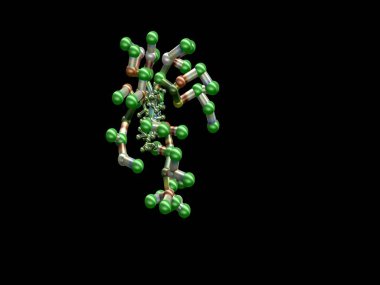 Hayali fraktal arkaplan resmi