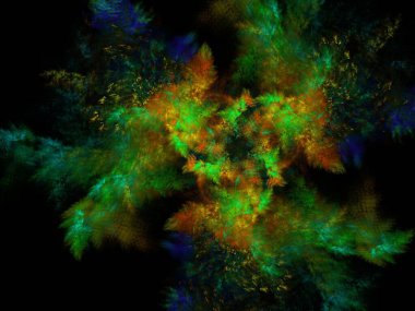 Hayali fraktal arkaplan resmi