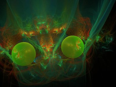 Hayali fraktal arkaplan resmi