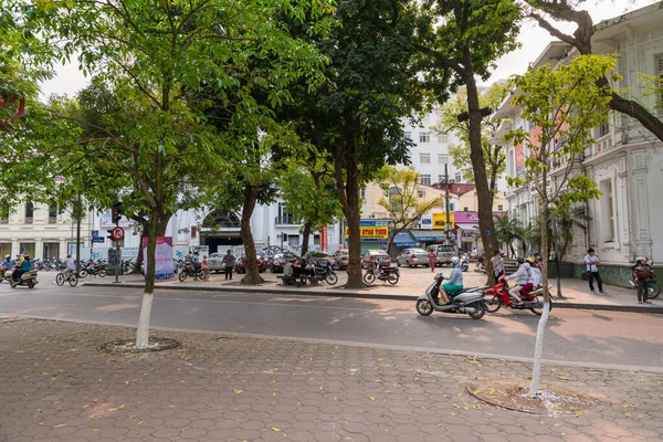 Hanoi şehir trafiği — Stok fotoğraf