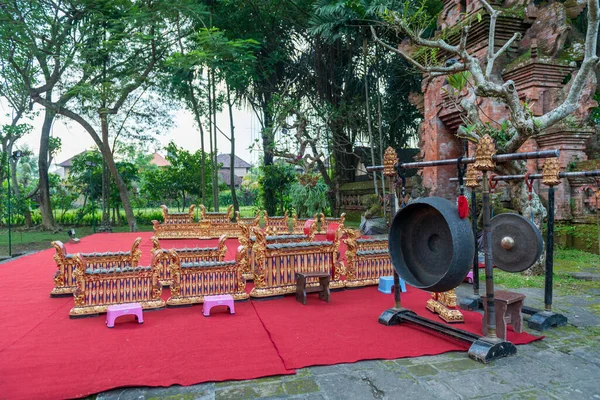 Traditionelle balinesische Musikinstrumente — Stockfoto