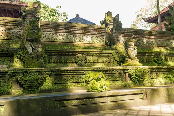 Vista da floresta sagrada de macacos em Ubud — Fotografia de Stock