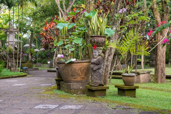 Traditional garden at Ubud — Stock Photo, Image