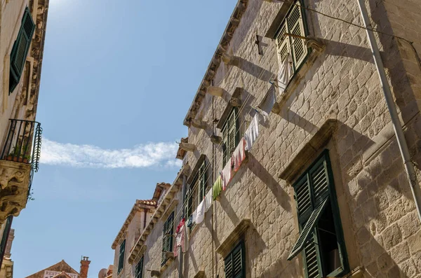 Façades de la vieille ville Dubrovnik — Photo