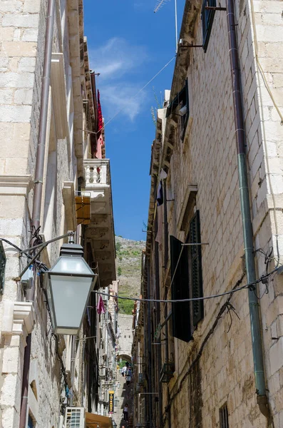 Façades de la vieille ville Dubrovnik — Photo