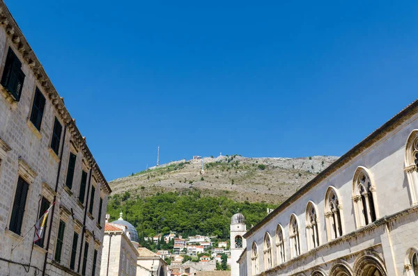 Façades de la vieille ville Dubrovnik — Photo