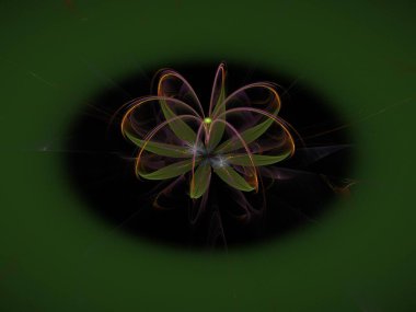 Hayali fraktal arkaplan resmi