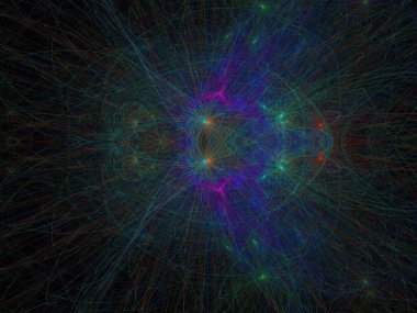 Hayali fraktal arkaplan resmi