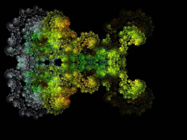 Hayali fraktal arkaplan resmi