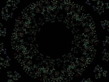 Hayali fraktal arkaplan resmi