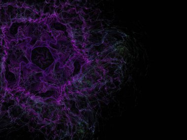 Hayali fraktal arkaplan resmi