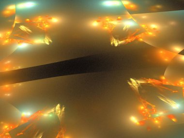 Hayali fraktal arkaplan resmi