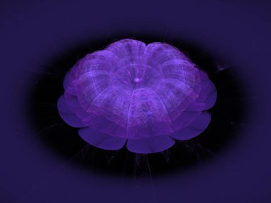 Hayali fraktal arkaplan resmi