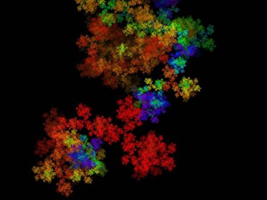 Hayali fraktal arkaplan resmi