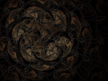 Hayali fraktal arkaplan resmi