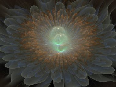 Hayali fraktal arkaplan resmi