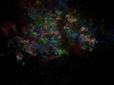 Hayali fraktal arkaplan resmi