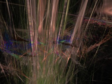 Hayali fraktal arkaplan resmi