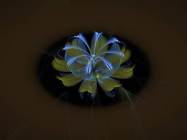 Hayali fraktal arkaplan resmi