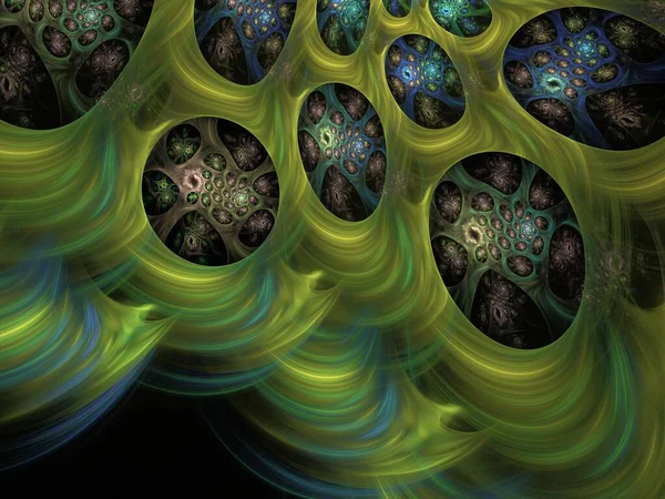 Hayali fraktal arkaplan resmi