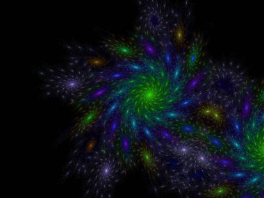 Hayali fraktal arkaplan resmi