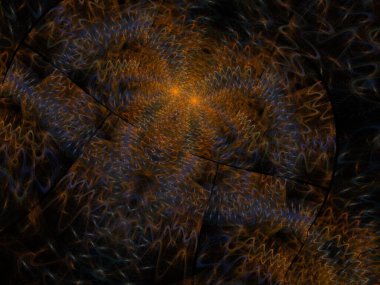 Hayali fraktal arkaplan resmi