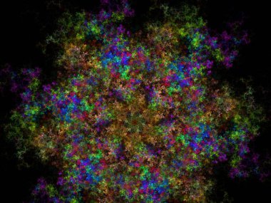 Hayali fraktal arkaplan resmi