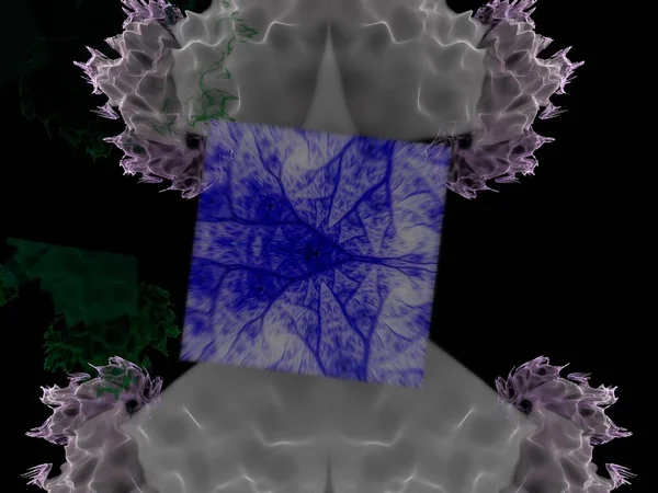 상상적 인 프랙탈 배경 이미지 — 스톡 사진