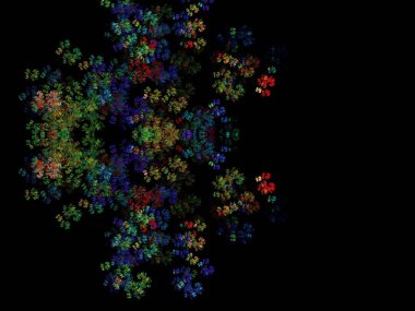 Hayali fraktal arkaplan resmi