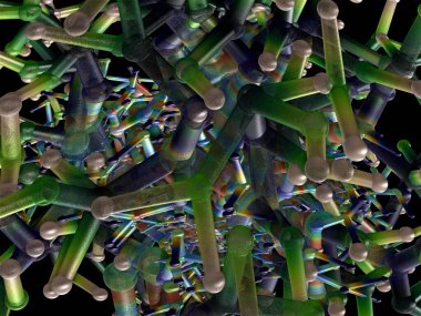 Hayali fraktal arkaplan resmi