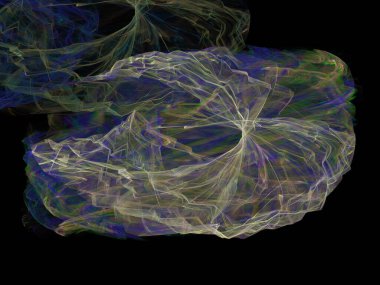 Hayali fraktal arkaplan resmi