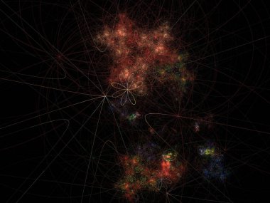 Hayali fraktal arkaplan resmi