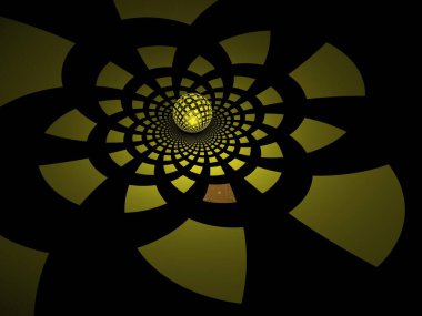 Hayali fraktal arkaplan resmi