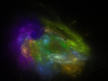 Hayali fraktal arkaplan resmi