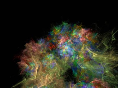 Hayali fraktal arkaplan resmi