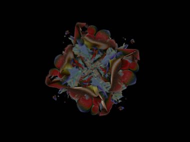 Hayali fraktal arkaplan resmi