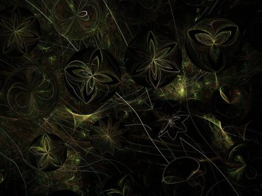 Hayali fraktal arkaplan resmi