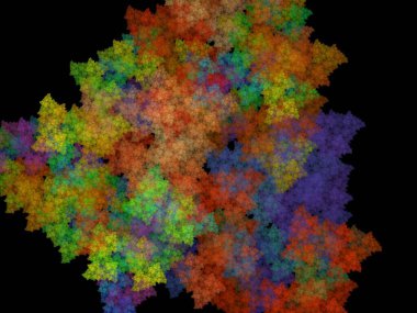 Hayali fraktal arkaplan resmi